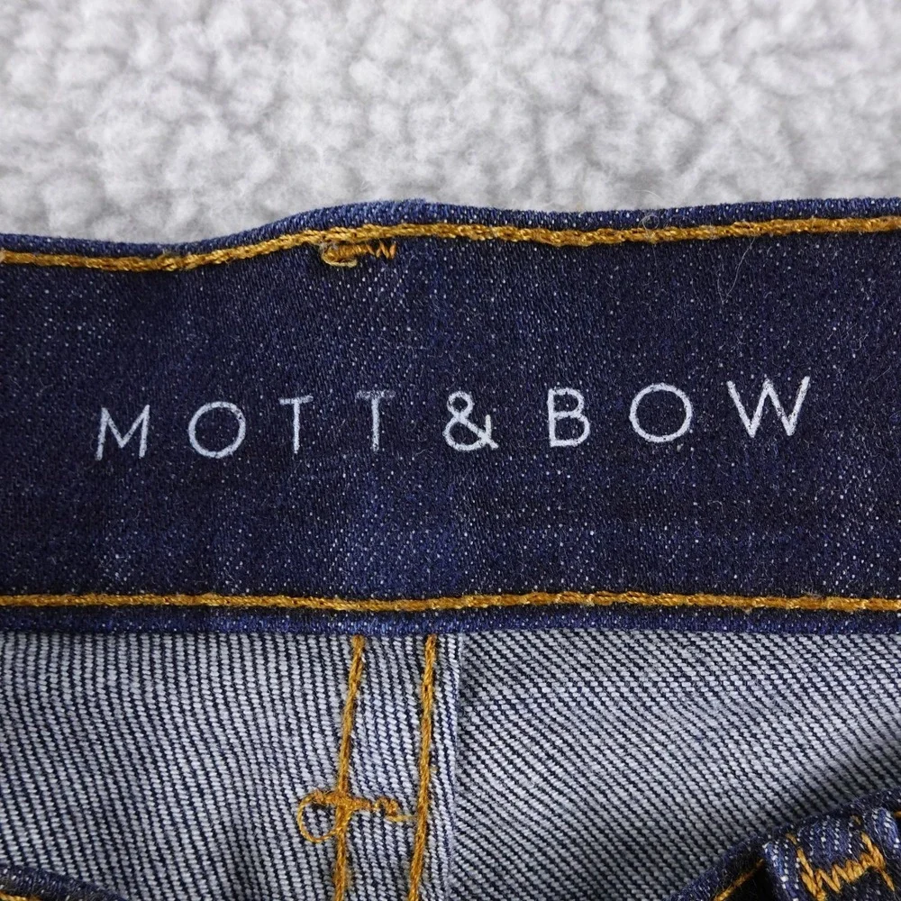 Mott and Bow Designer Slim Fit‎ Dark Wash Denim Jeans Men W30 L32 Stretch